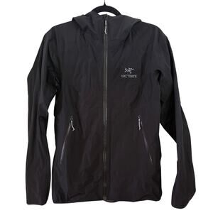 Arc'teryx Zeta SL Women Jacket Medium Black Goretex Shell Ultra Light Paclite